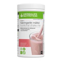 Herbalife shake med jordbær og sjokoladesmak