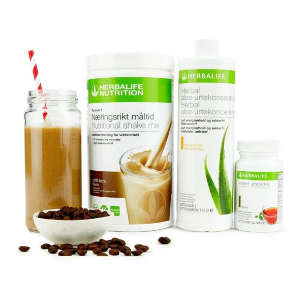Herbalife Shake frokostpakke med smak av Cafe Latte