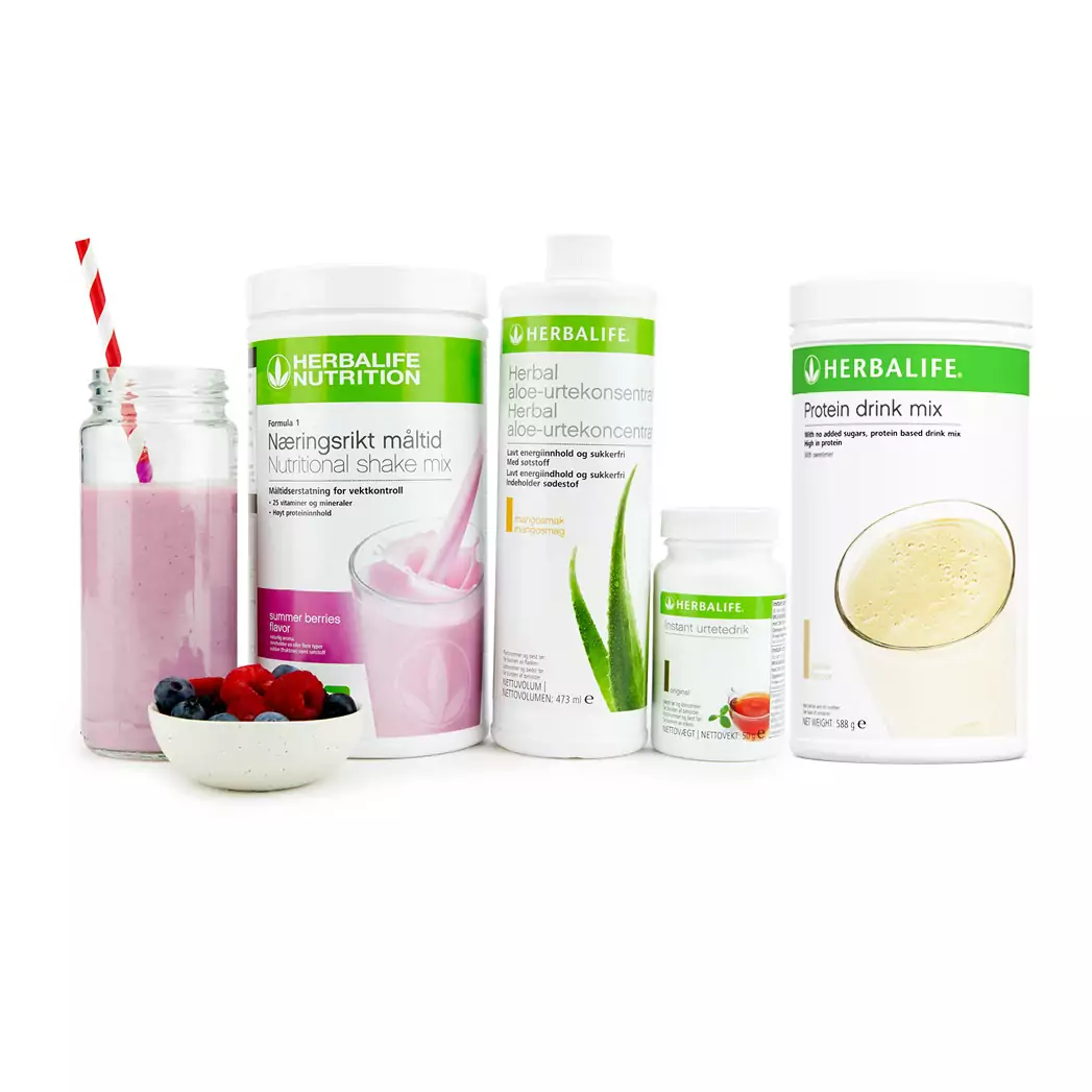 Frokostpakke med Protein Drink Mix (PDM) Sommerbær