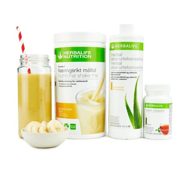 Herbalife Shake frokostpakke med smak av banan