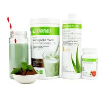 Herbalife Shake frokostpakke med smak av mint og sjokolade