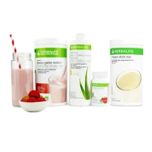 Herbalife Frokostpakke Protein Drink Mix (PDM) med Jordbær