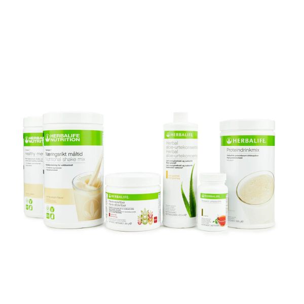 Herbalife Shake vektkontrollpakke med vaniljesmak