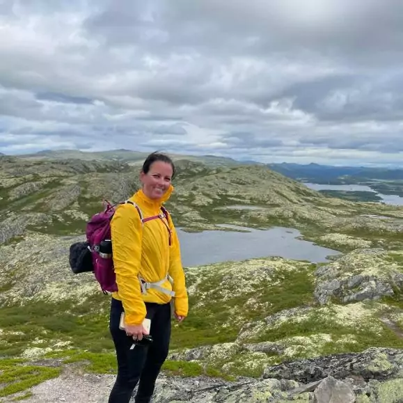 Janne på fjelltopp