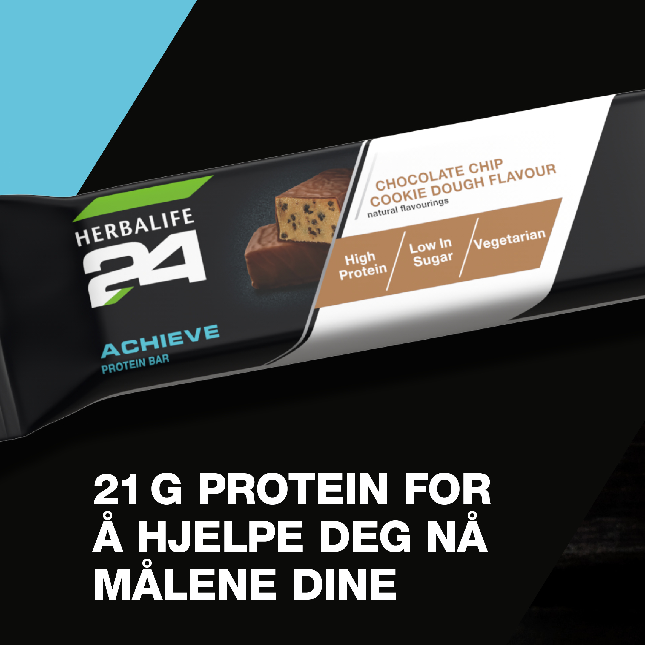Herbalife proteinbar chocolate chip cookie dough