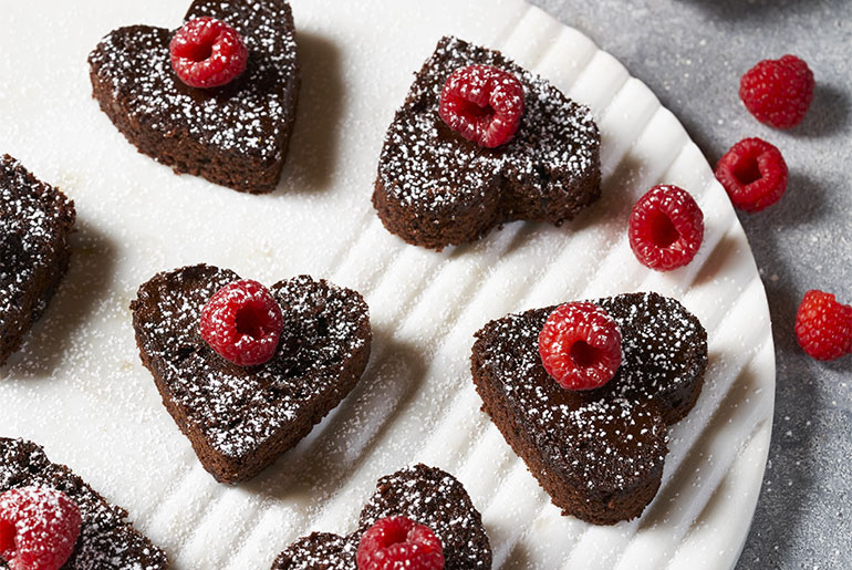 Brownies laget med Herbalife proteinpulver