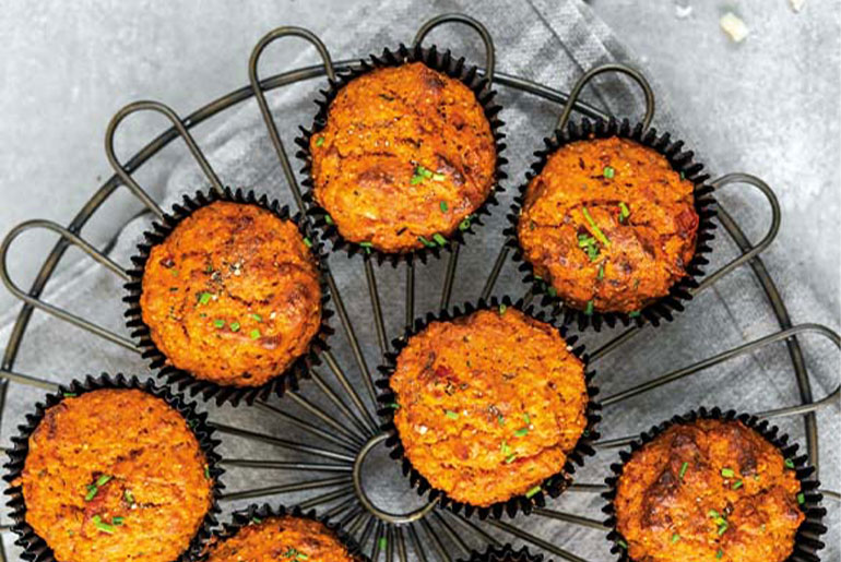 Muffins laget med Herbalife proteinpulver