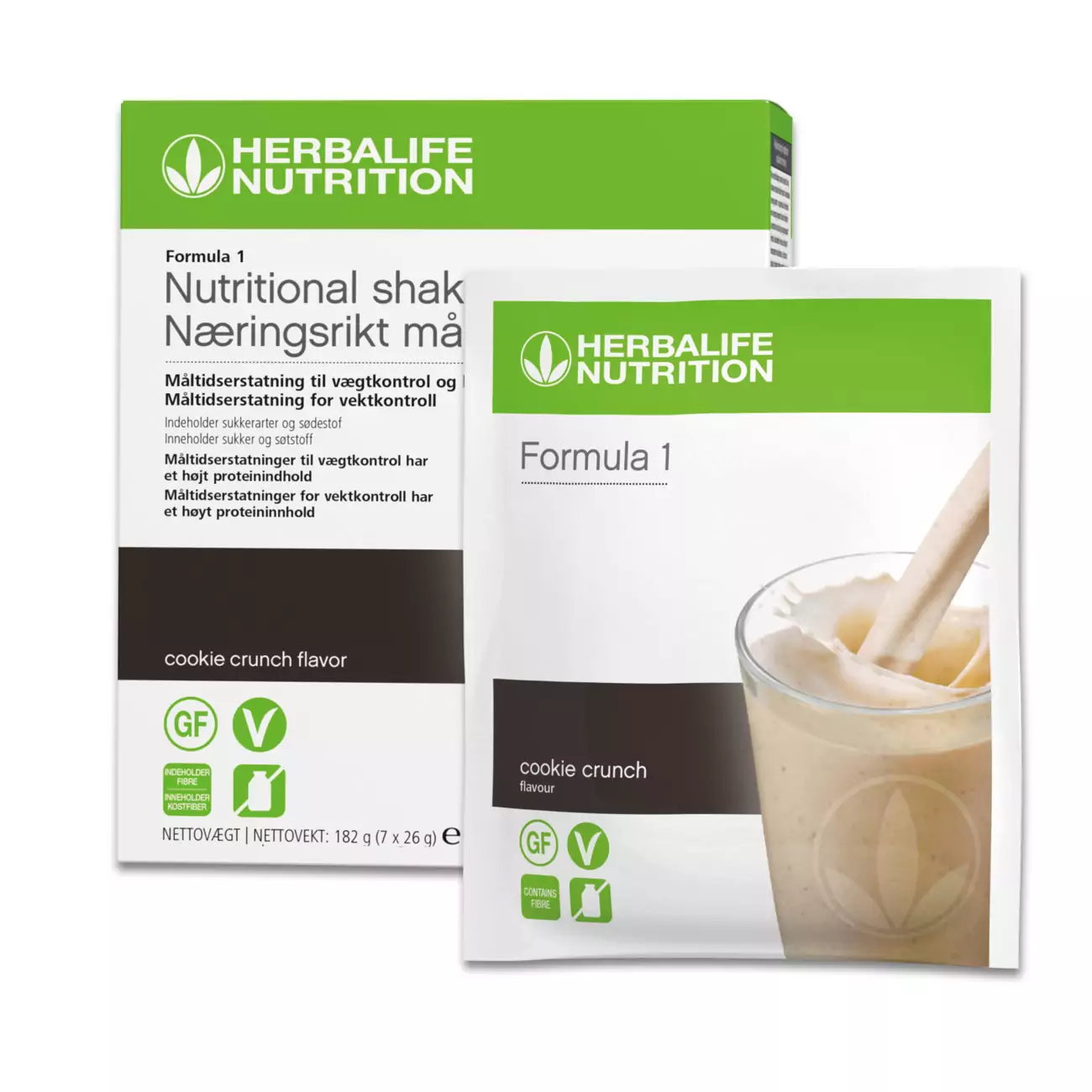 Herbalife Formula 1 Shake Cookie Crunch 7 x 26g