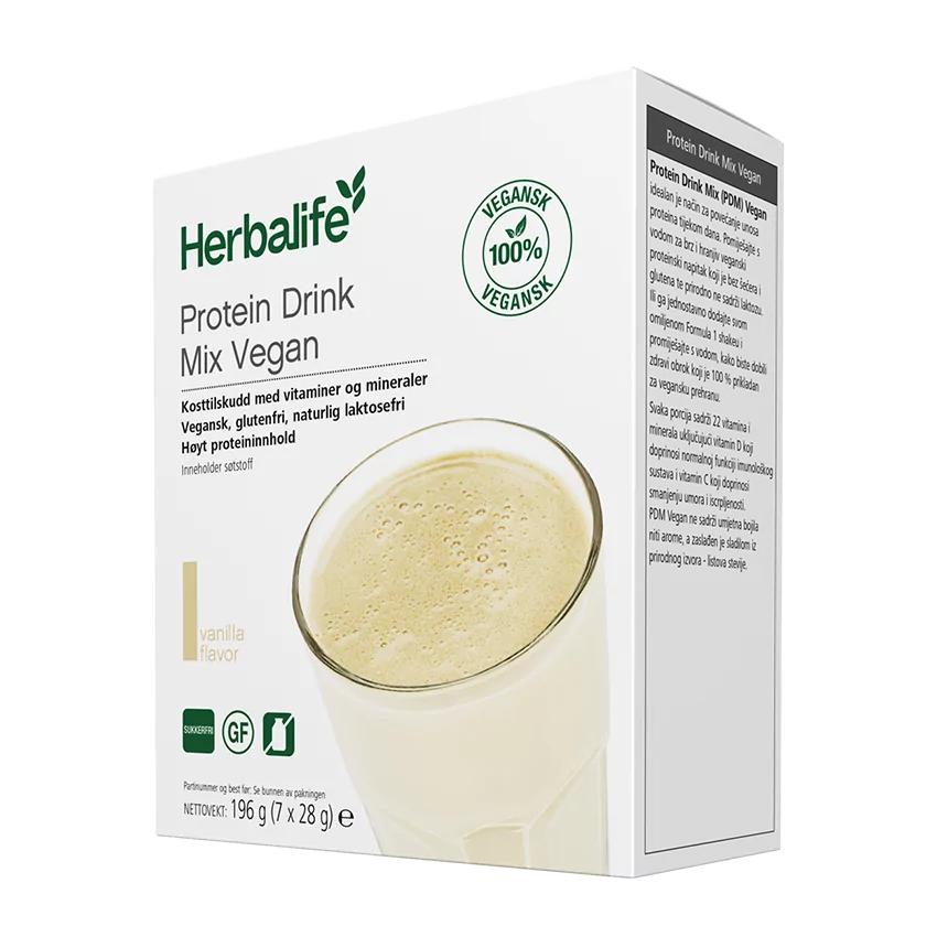 Protein Drink Mix Vegan Pakke med 7 porsjonsposer